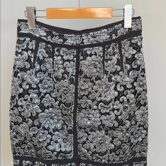 Proenza Schouler Metalic Lace Midi Skirt - Picture 3 of 12